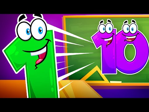 Видео: Числа від 1 до 10 🤔💡 + Більше Освітніх Відео для Дітей | Розумники