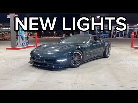 Видео: Эти огни заставили мой C5 светиться! УЛИЧНЫЕ ОГНИ HUGGER