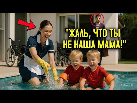 Видео: Близнецы миллионера НИКОГДА не смеялись — то, что сделала служанка у бассейна, оставило его БЕЗ СЛОВ