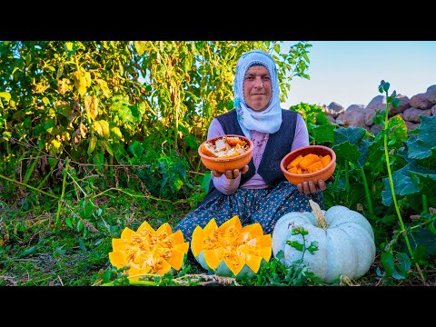 Видео: Я приготовила тыквенный десерт на глиняной печи