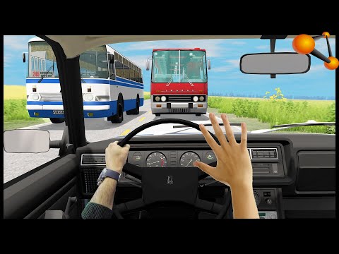 Видео: ОБГОН На АВТОБУСЕ! УСПЕЕТ? - BeamNg Drive