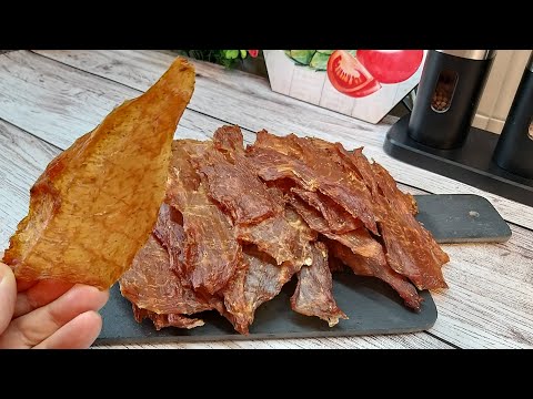 Видео: Куриные чипсы, джерки  Самый вкусный рецепт Куриные чипсы к пиву! Как семечки рецепт в дегидраторе