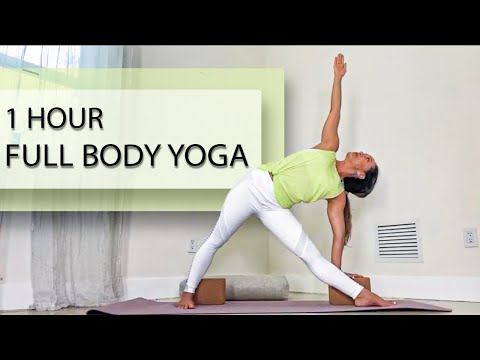 Видео: Часовая йога для всего тела — полноценный класс виньяса-флоу для силы и гибкости