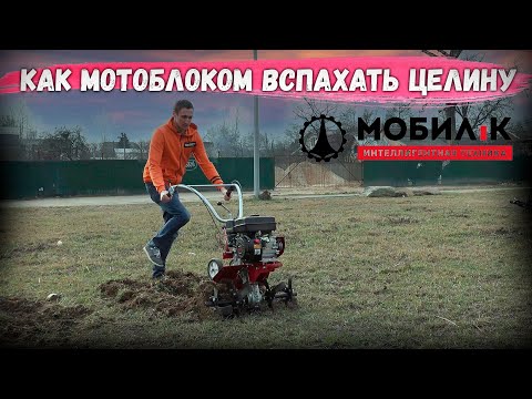 Видео: Что такое МОТОБЛОК МКМ МОБИЛ-К? Детальный разбор от Gardenstock, комплектация, работа по целине!