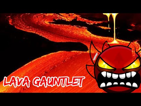 Видео: Самый адский гаунтлет ! Потратил 1 час на один уровень 😱 lava gauntlet  в geometry dash 2.2