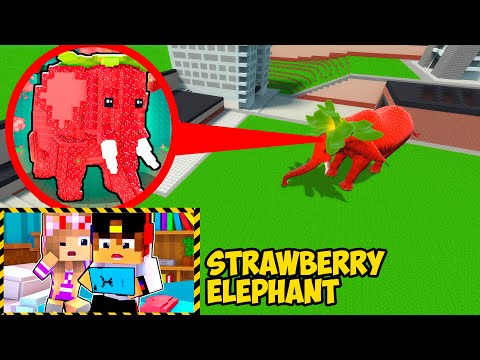 Видео: МОЙ ДРОН СНЯЛ STRAWBERRY ELEPHANT в Реальной Жизни в МАЙНКРАФТ ДЕВУШКА ВИДЕО MINECRAFT