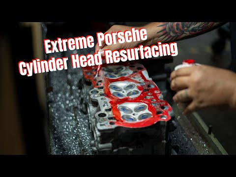 Видео: Экстремальная шлифовка головки блока цилиндров Porsche | Объяснение процесса обработки в Slakker ...