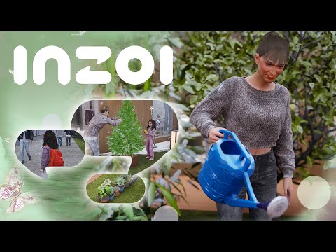Видео: Играем в inZOI: Садоводство, школа и домашние задания #8