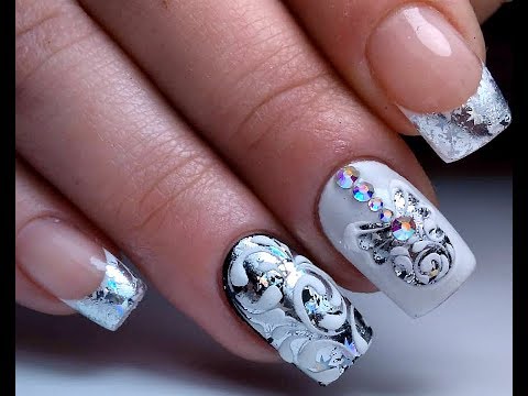 Видео: Литье и Вензеля Самый Крутой Зимний Дизайн Ногтей | The Coolest Winter Nail Design