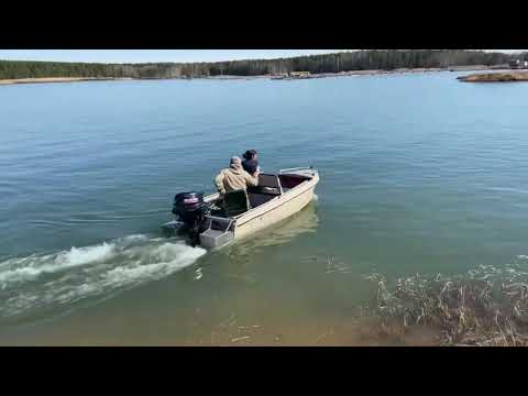 Видео: Лодка Неман 2 с тоннелем + защита винта