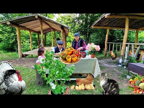 Видео: Как бабушка готовит вкуснейшие перцы с фаршем и овощами🫑