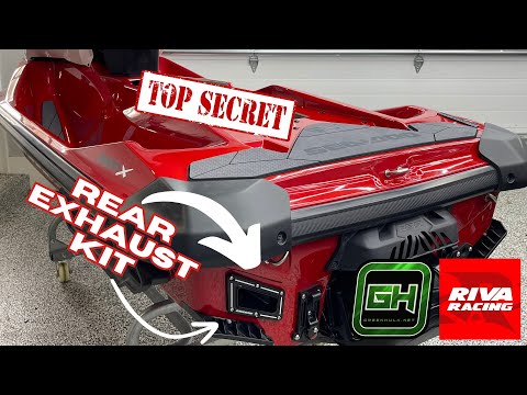 Видео: Установка выхлопной системы RIVA RACING с задним выходом и улавливателем на мой RXP-X 325