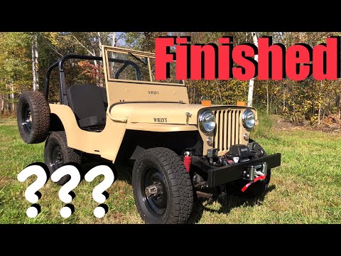 Видео: Tim Willys CJ2A Jeep 1948 года — готово! Ещё одна лёгкая реставрация завершена, часть 4 из 5.