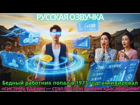 Видео: Бедный работник попал в 1977 год, активировал «систему удачи» — стал богат и любим красавицами!
