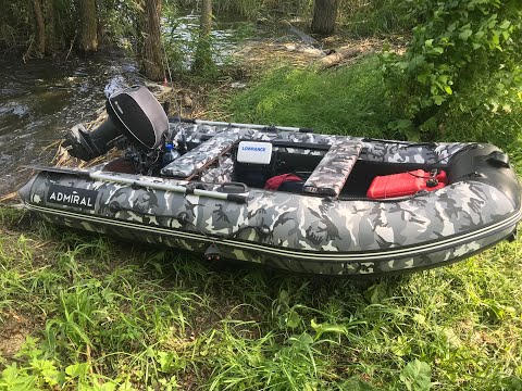 Видео: Обзор лодки Адмирал 335, спустя один сезон эксплуатации. Честный обзор.