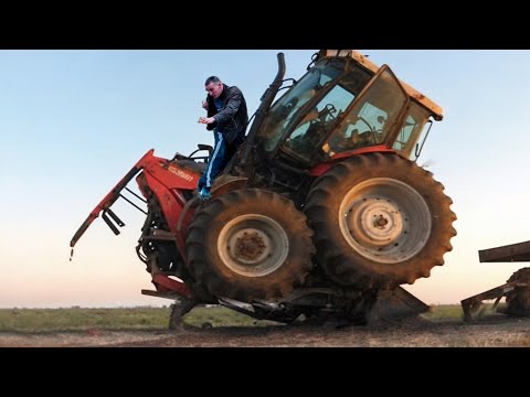 Видео: От Этих Безумных Трактористов Мороз По Коже!