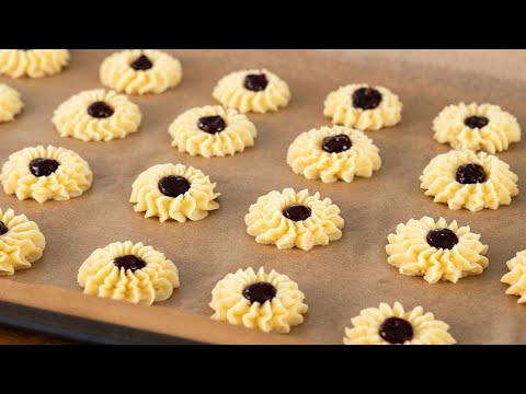 Видео: Невероятное печенье за ​​5 минут! Это лучшее, что мы когда-либо ели! Линцерское печенье!