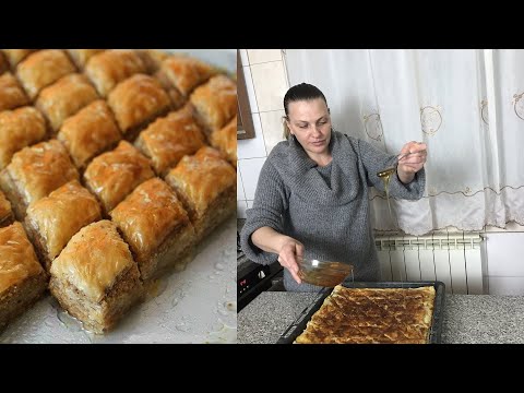 Видео: Փախլավա ՝ շերտավոր խմորով (ամանորյա) Baklava with Puff Pastry Пахлава из слоеного теста Xohanoc.am