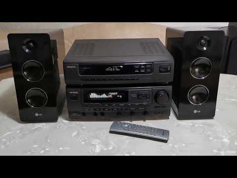 Видео: Aiwa HiFi стерео усилитель с эквалайзером + тюнер АМ/ФМ