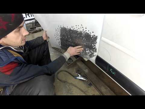 Видео: Кузовной ремонт. Покраска авто. Могилёв. Рваная дверь.3 часть.