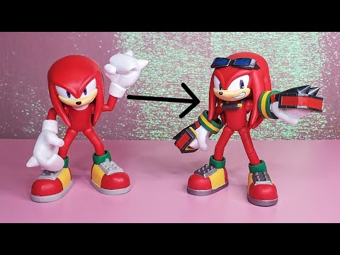 Видео: Полностью улучшенная фигурка Наклза Джеккса Пасифика из Sonic Adventure 2 (на заказ)