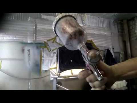 Видео: ПОКРАСКА обратной стороны КАПОТА