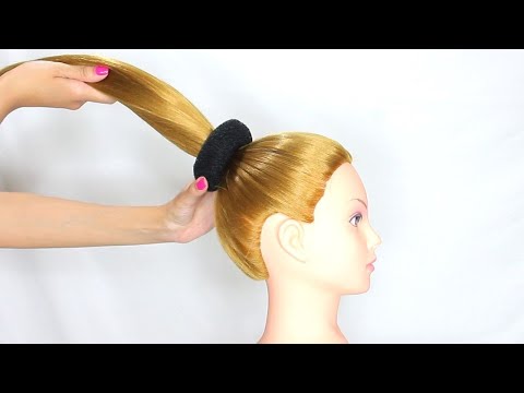 Видео: Супер простой пучок👍 для начинающих ✔ | HairBeautyStar