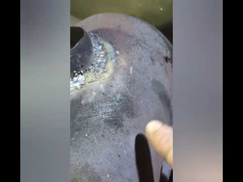 Видео: СВАРКА-РЕМОНТ ВЫХЛОПНОЙ ТРУБЫ  НА СНЕГОХОД