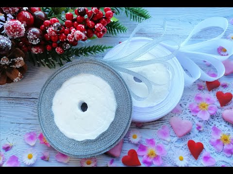 Видео: ПРОСТО 🎀 БЫСТРО 🎀 КРАСИВО🎀 Зимние бантики из узкой ленты