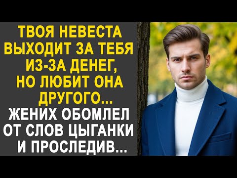 Видео: Твоя невеста выходит за тебя из-за денег - Жених обомлел от слов цыганки. И проследив за невестой...