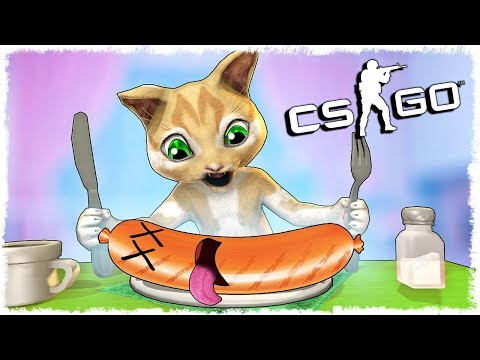Видео: СОСИСКА ТРОЛЛЬ vs КОТ МАНЬЯК В CS:GO!!!