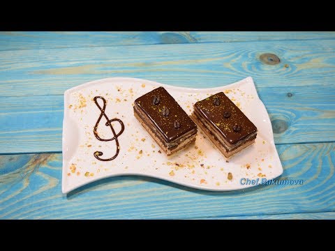 Видео: Торт "Опера". Пошаговое исполнение / Cake "Opera"