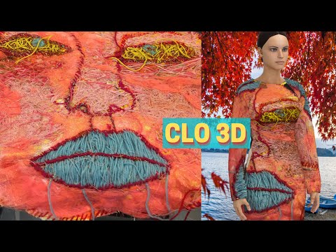 Видео: Как добавить пользовательские текстуры к одежде в CLO3D