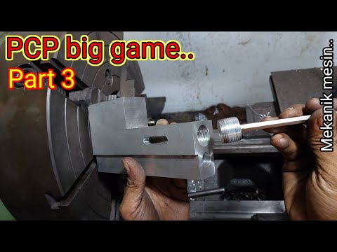 Видео: Изготовление камерного PCP на токарном станке. Часть 3.