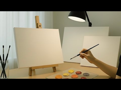 Видео: Магия осенних красок 🍁 | Подборка из 3 светящихся акриловых пейзажей