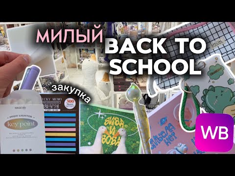 Видео: Закупка Милой канцелярии 🥺 BACK TO SCHOOL 2024 🥲🌷🎀 Wildberries, купи слона