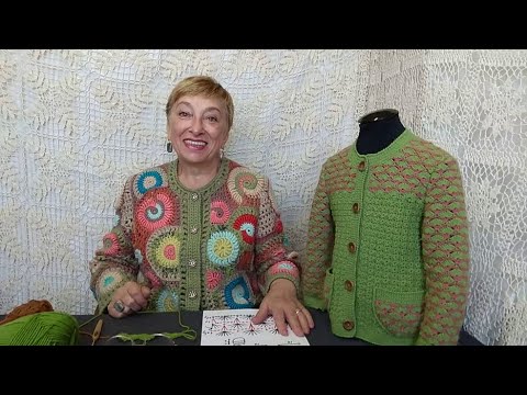 Видео: Кофточка "Лизонька". Вязание крючком для детей от О.С. Литвиной.