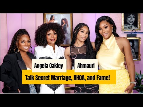 Видео: Беррасс Бантер с Анджелой Окли и Ахмаури Мари обсуждают RHOA, семью, любовь и драму RHOA!