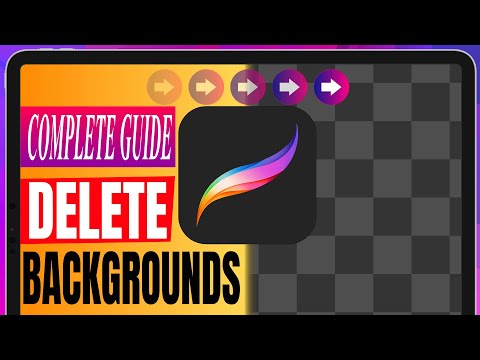 Видео: Как удалить фон в Procreate — Учебное пособие по Procreate для начинающих