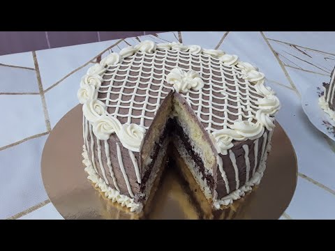 Видео: Торт Золотой ключик с ореховой начинкой