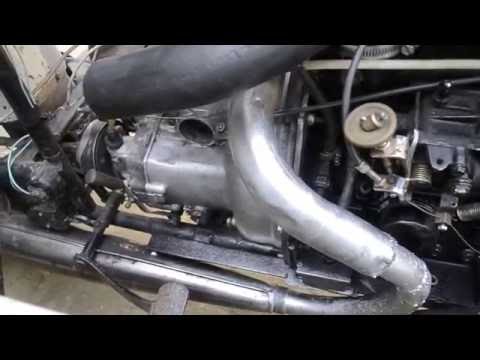 Видео: Мотоцикл Урал с дизельным двигателем янмар 3 тн 66