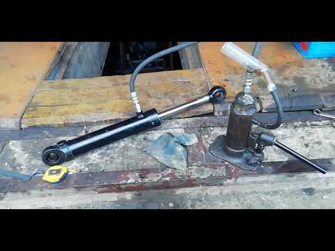 Видео: самодельная гидравлика из домкрата для кузовного ремонта часть2