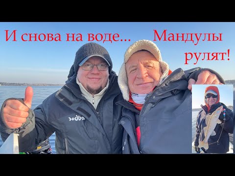 Видео: И снова на водоеме...Почистили немного...Мандулы рулят)