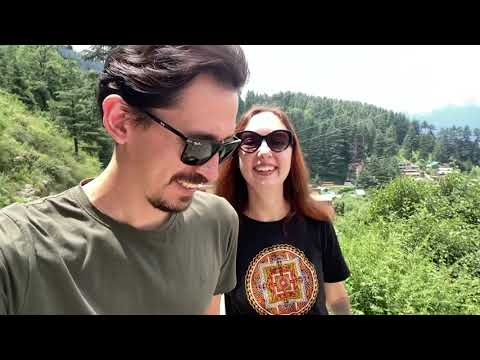 Видео: Гималаи. Нашествие обезьян и культурная программа. Наггар. Индия / Naggar, India