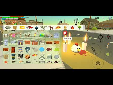 Видео: Призываем жуткогл Диму в Чикен Ган Chicken gun 