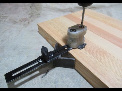 Видео: Сверление балясин столбов и ступеней без разметки