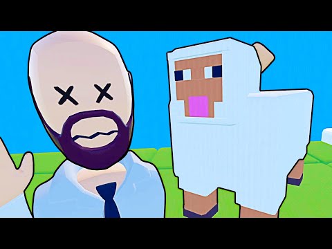 Видео: Жестокий мир майнкрафта в VR