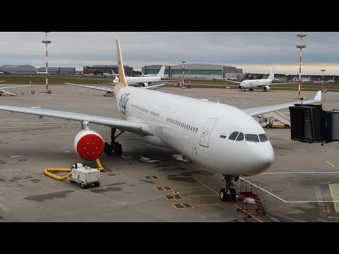 Видео: Полет в пустом самолете | Airbus A330-300 а/к I-Fly | Рейс Москва - Анталья