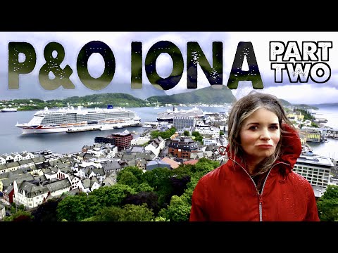 Видео: P&O IONA Круиз по норвежским фьордам | Ставангер, смотровая площадка Алесунн Аксла, обзор пляжног...