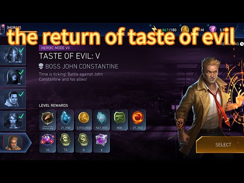 Видео: Босс Затана и босс Джон Константин руководят Injustice 2 Mobile